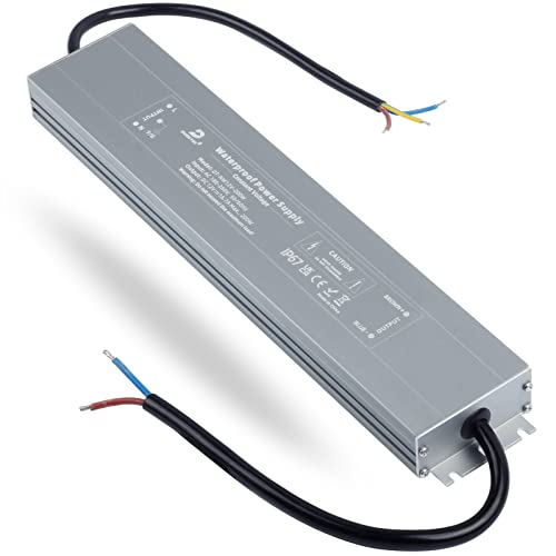 DUSKTEC LED Trafo 12V 200W LED Transformator, Wasserdicht LED Netzteil Driver AC 230V auf DC 12 Volt LED Treiber IP67, Konstantspannung Niedervolttrafo für LED Streifen Strip G4 MR11 MR16 Birnen Spots von DUSKTEC