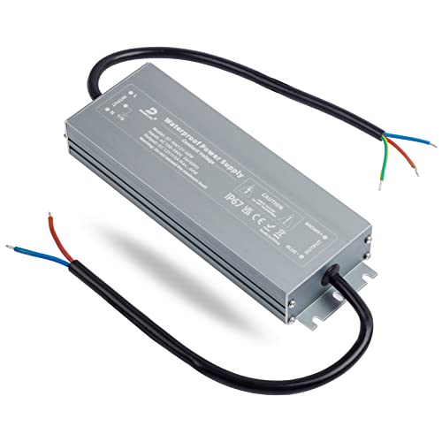 DUSKTEC LED Trafo 12V 60W Netzteil IP67, Wasserdicht Treiber Transformator AC 230V auf DC 12 Volt 5A, Slim Driver Außen für Feuchtraum Badezimmer Outdoor Gartenbeleuchtung Aussenbereich von DUSKTEC