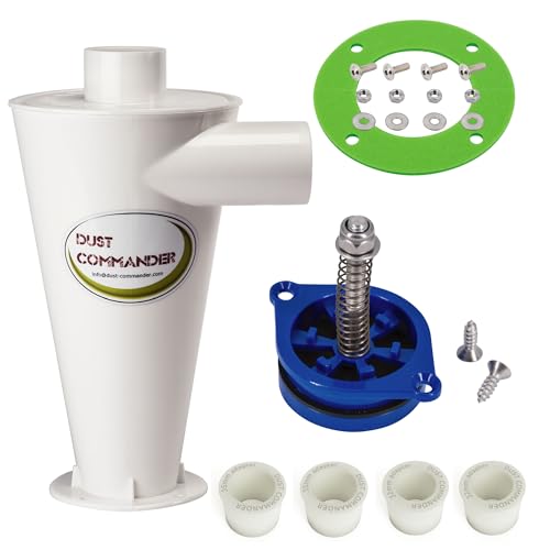 DUST COMMANDER CLC DIY BUNDLE - Klassischer Zyklonfilter DUST COMMANDER CLC + DUST-SP Anti-Quetschventil von DUST COMMANDER