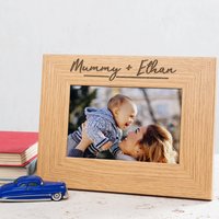 Erstes Muttertagsgeschenk, Mama Bilderrahmen, Und Ich Rahmen, Personalisiertes Geschenk Für Mama, Personalisierter Rahmen Zum Muttertag von DUSTandTHINGS