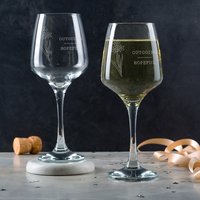 Geburtsmonat Blumen Weinglas - Einzigartiges Geburtstagsgeschenk Für Sie Geschenk Weinliebhaber Weingläser von DUSTandTHINGS
