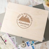 Hölzerne Andenken-Abenteuer-Box Für Kinder - Erinnerungsbox Weihnachtsgeschenk Vater Und Sohn Weihnachtsgeschenke Von von DUSTandTHINGS