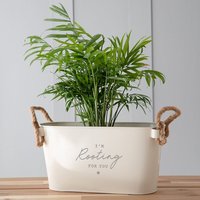 "Metall-Blumentopf Mit Gravur ""I'm Rooting For You"" - Einzigartiges Positives Geschenk Für Ihre Frauen Gartenliebhaber Freunde." von DUSTandTHINGS