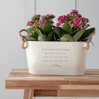 Muttertagsgeschenk Der Tochter, Personalisierter Blumentopf, Gravierter Metallblumentopf, Geburtstagsgeschenk Für Mama, Muttergeschenk Vom Sohn von DUSTandTHINGS