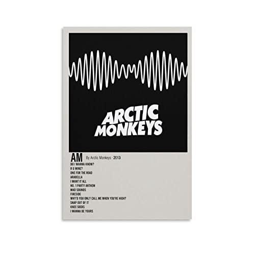 DUSUL AM - Arctic Monkeys Album Cover Poster Leinwand Poster Dekorative Malerei Leinwand Wandkunst 20 x 30 cm von DUSUL