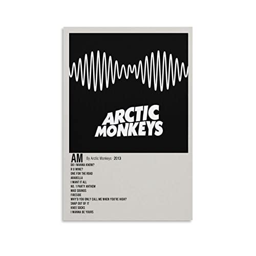 DUSUL AM - Arctic Monkeys Album Cover Poster Leinwand Poster Dekorative Malerei Leinwand Wandkunst 30 x 45 cm von DUSUL