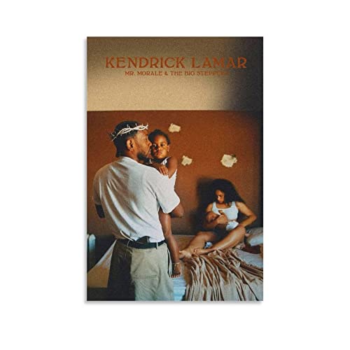 DUSUL Kendrick Poster Mr. Morale & The Big Steppers Poster, dekoratives Gemälde, Leinwand, Wandkunst, 30 x 45 cm von DUSUL