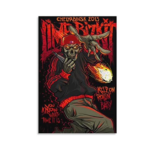 DUSUL Shvieiart Musik-Metallposter, Limp Bizkit, Poster für Zimmer, ästhetische Wandkunst, 30 x 45 cm von DUSUL