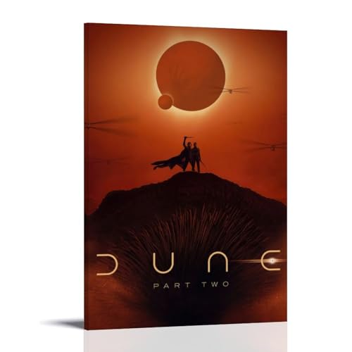 Dune 2 Poster The Part Two Film Leinwand Malerei Wandkunst Dekorative Drucke Modernes Dekor Poster Wandkunst, Dekorative Malerei, Schlafzimmer, Gemälde, Poster 08x12inch(20x30cm) Frame-style von DUSUL