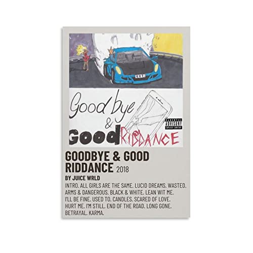 Juice Wrld – Goodbye & Good Riddance Album Poster Cover Poster HD Leinwanddrucke Wandkunst Raumästhetik Dekor Wandkunst Dekor Druck Bild Gemälde 30 x 45 cm von DUSUL