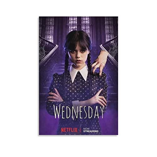 Wednesday Addams Poster, TV-Serie, Wednesday, Leinwandposter, Poster, HD-Leinwanddrucke, Wandkunst, Raumästhetik, Dekordruck, Bild, Gemälde, 40 x 60 cm von DUSUL