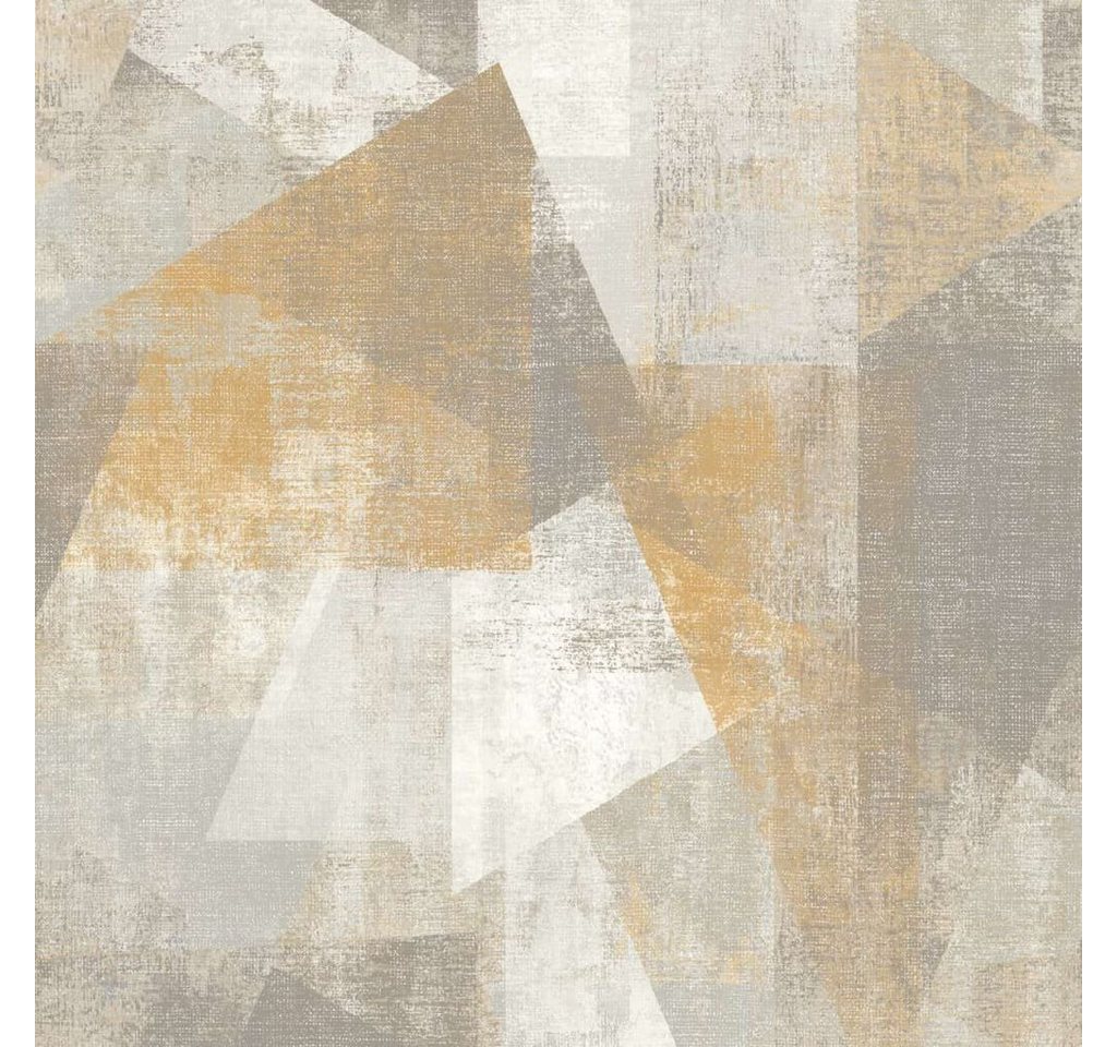 DUTCH WALLCOVERINGS Fototapete Tapete Abstraktes Motiv Beige und Grau, (1 St) von DUTCH WALLCOVERINGS