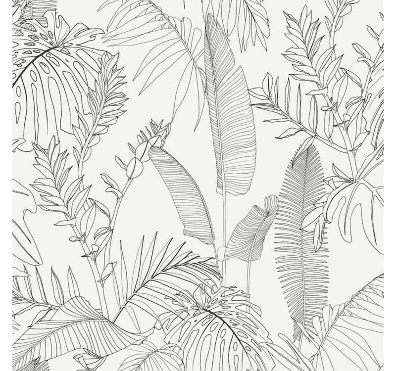 DUTCH WALLCOVERINGS Fototapete Tapete Galapalos Weiß von DUTCH WALLCOVERINGS