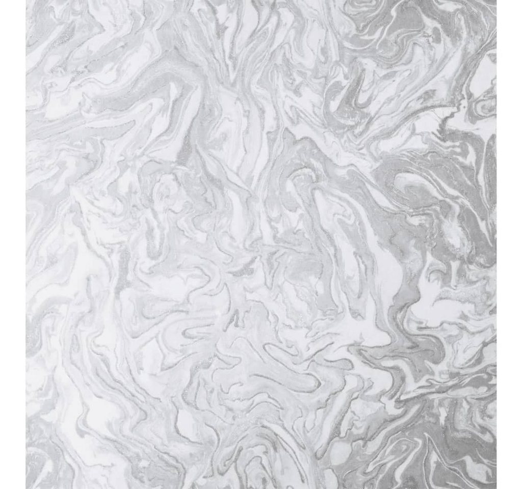 DUTCH WALLCOVERINGS Fototapete Tapete Liquid Marble Grau, (1 St) von DUTCH WALLCOVERINGS