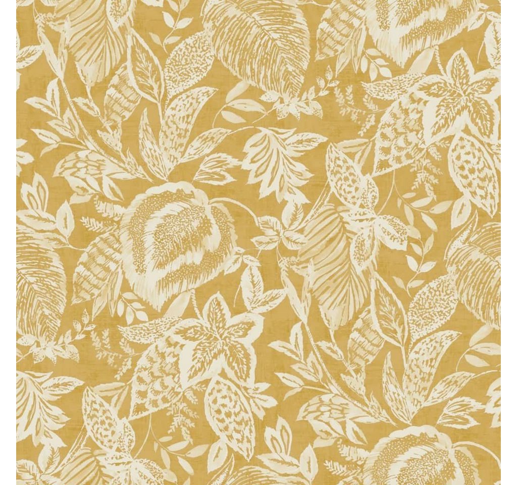 DUTCH WALLCOVERINGS Fototapete Tapete Mae Ocker und Beige, (1 St) von DUTCH WALLCOVERINGS