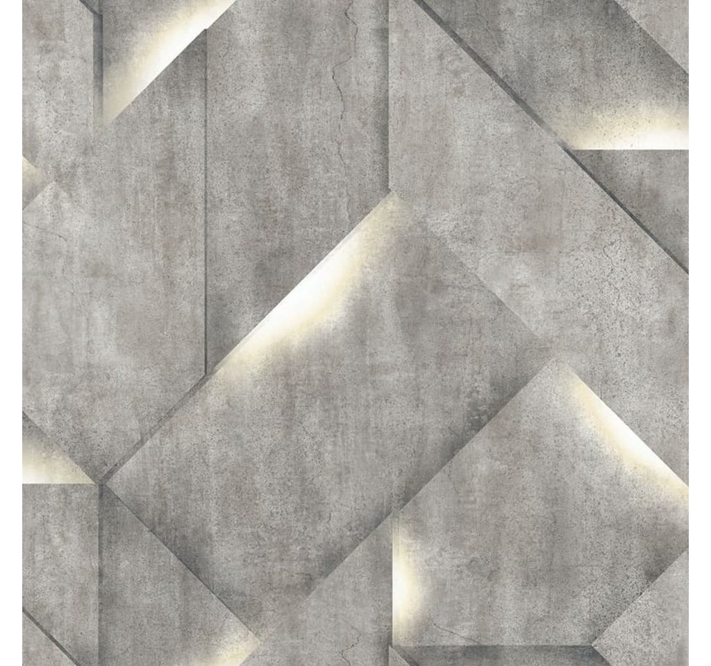 DUTCH WALLCOVERINGS Fototapete Tapete Onyx Dunkelgrau, (1 St) von DUTCH WALLCOVERINGS