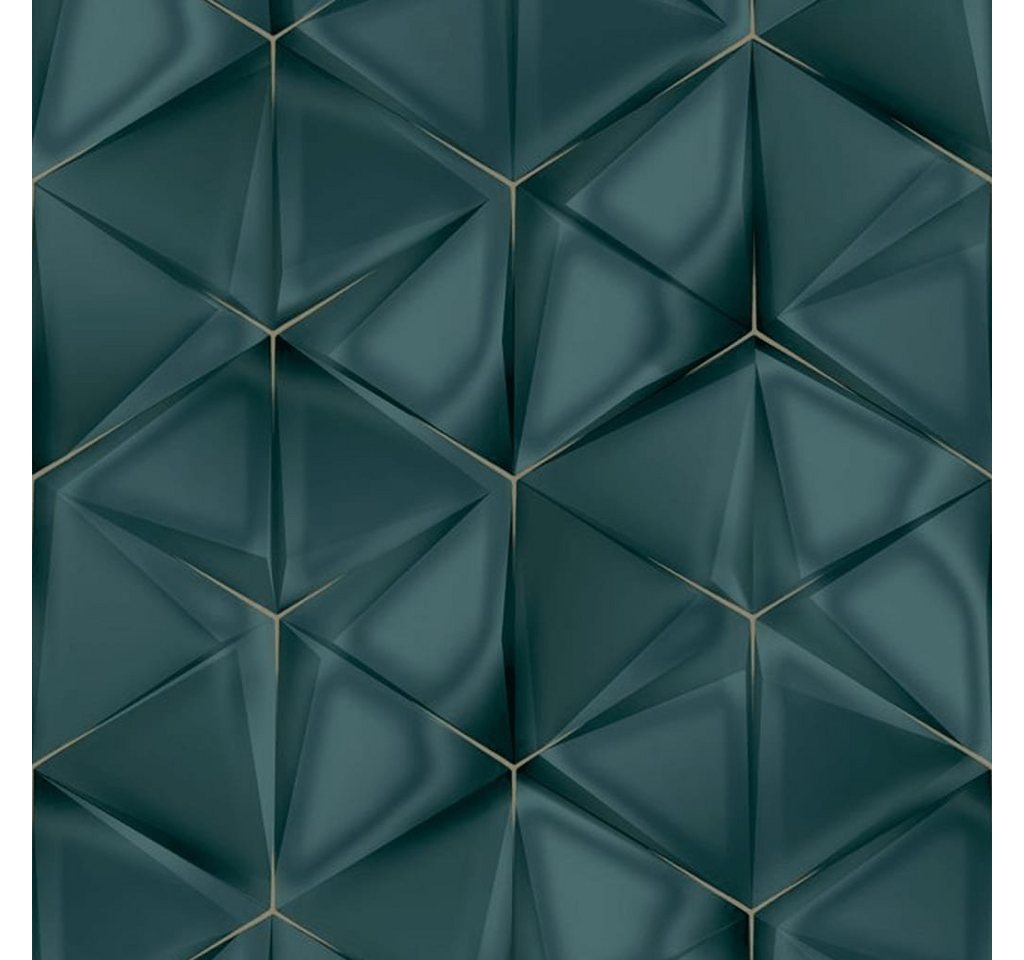 DUTCH WALLCOVERINGS Fototapete Tapete Onyx Grün, (1 St) von DUTCH WALLCOVERINGS