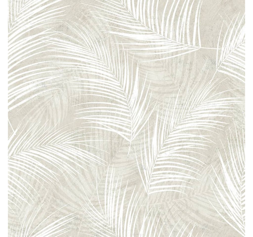 DUTCH WALLCOVERINGS Fototapete Tapete Palm Beige, (1 St) von DUTCH WALLCOVERINGS