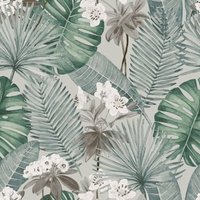 Tapete Eden Grau und Hellgrün DUTCH WALLCOVERINGS von DUTCH WALLCOVERINGS
