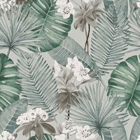 Tapete Eden Grau und Hellgrün DUTCH WALLCOVERINGS von DUTCH WALLCOVERINGS