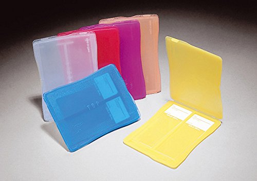 DUTSCHER 037529 Pochette plastique d'expédition pour lames, coloris assortis, naturel, bleu, rouge, jaune (Pack de 25) von DUTSCHER