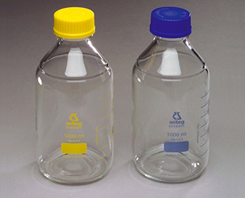 DUTSCHER 046472 ISO-Flasche blau 500 ml mit blauem Deckel (10 Stück) von DUTSCHER