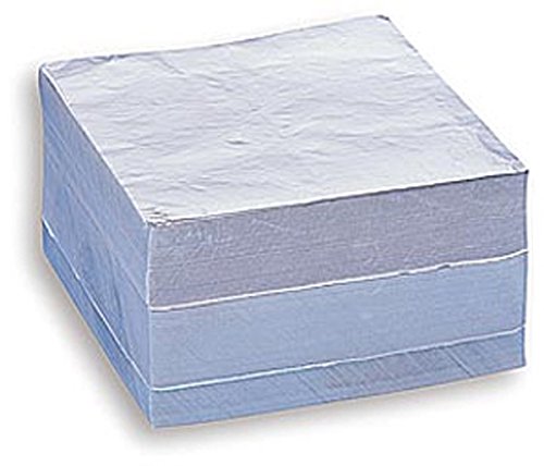 DUTSCHER 075701 Aluminium-Papier, quadratisch, 100 x 100 mm, 1000 Stück von DUTSCHER