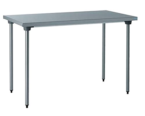 DUTSCHER 909841 Table inox centrale avec dosseret, dimensions : 700 mm x 600 mm von DUTSCHER