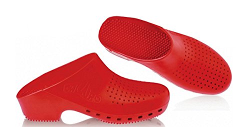 DUTSCHER 950152 Sabot de laboratoire, taille 37-38, Rot von DUTSCHER