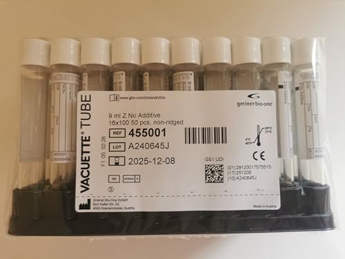 Vacuette, Neutrale Röhrchen, 50 Stück von DUTSCHER
