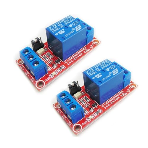 Dutty Relais-Schalter, 5 V, Relais-Modul, Eink, mit isoliertem Opto, hohe und niedrige Stufe, Trigger, 2 Stück von DUTTY