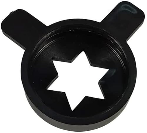 DUUDAH Zubehör for Eismaschinendüsen, Modellier-Eiskappe, Star-Modellierkappe for Softeismaschinen-Ersatzteil, Düsendeckel, Ersatzzubehör, Innendurchmesser 28 mm von DUUDAH