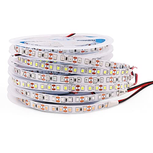 DUVERT 12 V 2835 LED-Streifen, 120 LEDs s/m, für Haus, Beleuchtung, Dekoration, flexibel, 50 cm, 1 m, 2 m, 3 m, 4 m, 5 m (4 m, warmweiß) von DUVERT