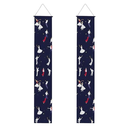 Ballsaal Dance Muster Druck 2025 Graduation Veranda Banner Congrats Grade Dekorationen Partyzubehör Veranda Schild von DUWAA