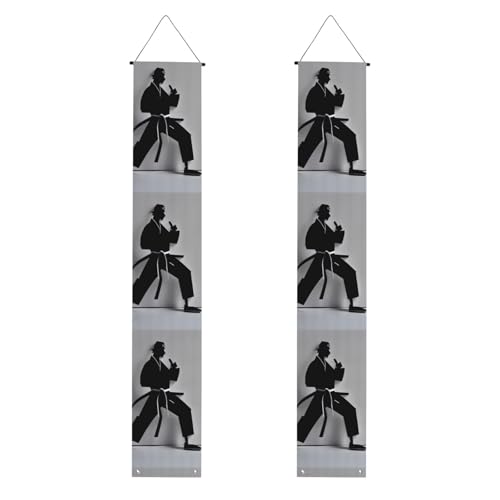 Beeindruckender Karate-Männer-Druck 2025 Graduation Veranda Banner Congrats Grade Dekorationen Partyzubehör Veranda Schild von DUWAA