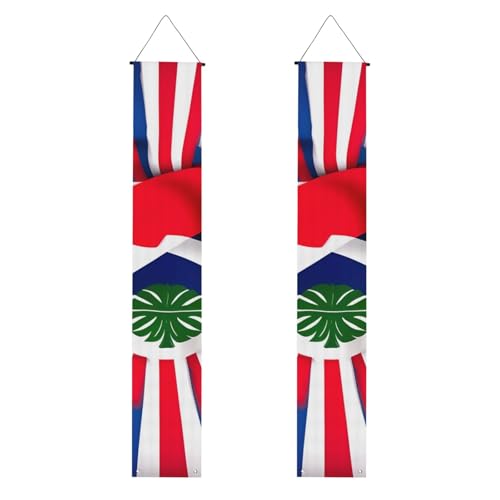 Costa Rica Flagge Druck 2025 Graduation Veranda Banner Congrats Grade Dekorationen Partyzubehör Veranda Schild von DUWAA