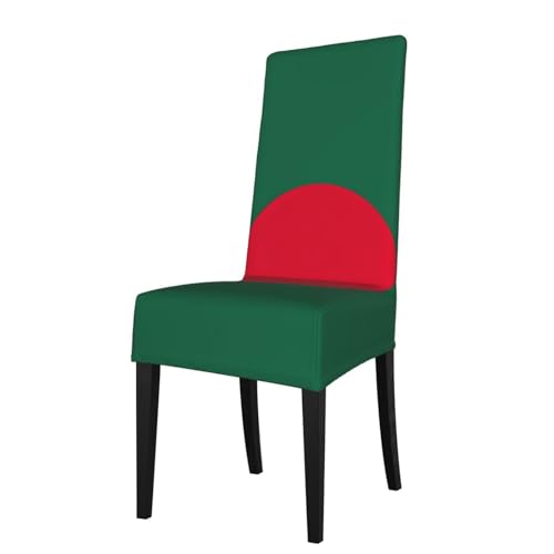 Esszimmerstuhlhussen mit Flagge von Bangladesch, dehnbar, abnehmbarer Küchenstuhlschutz von DUWAA
