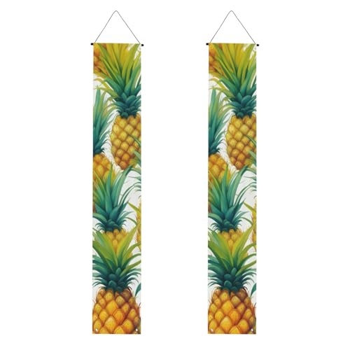 Exotische tropische Ananas-Druck 2025 Abschluss-Banner, Congrats Grade Dekorationen, Partyzubehör, Veranda-Schild von DUWAA