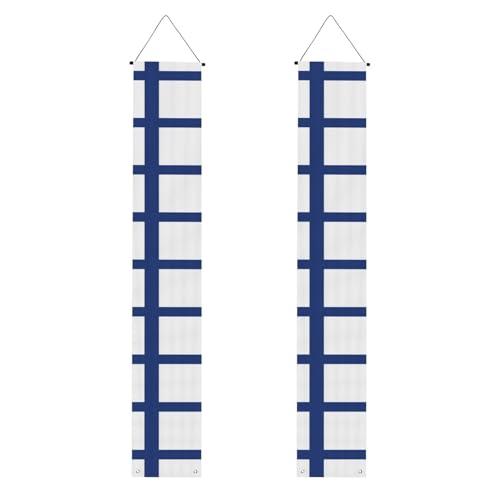 Finnische Flagge Druck 2025 Graduation Veranda Banner Congrats Grade Dekorationen Partyzubehör Veranda Schild von DUWAA