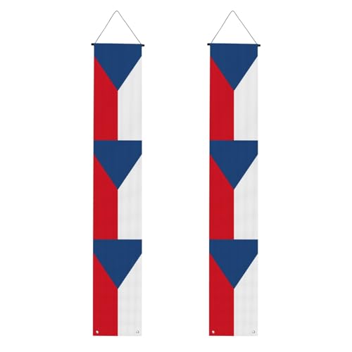 Flagge der Tschechischen Republik Druck 2025 Graduation Veranda Banner Congrats Grade Dekorationen Partyzubehör Veranda Schild von DUWAA