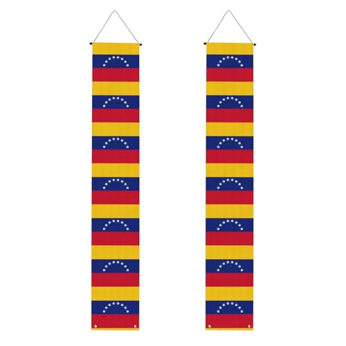 Flagge von Venezuela Druck 2025 Abschlussfeier Veranda Banner Congrats Grade Dekorationen Partyzubehör Veranda Schild von DUWAA