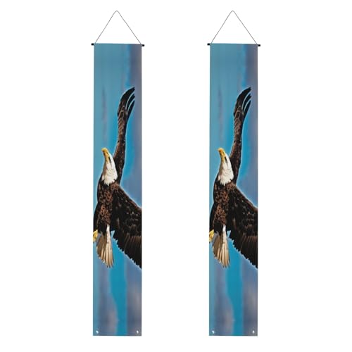 Flying Eagle Print 2025 Graduation Veranda Banner Congrats Grade Dekorationen Partyzubehör Veranda Schild von DUWAA