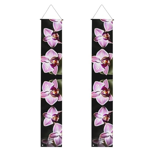 Glocke Orchidee Muster Druck 2025 Graduation Veranda Banner Congrats Grade Dekorationen Partyzubehör Veranda Schild von DUWAA