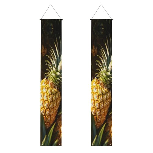 Goldener Ananas-Druck 2025 Abschluss-Banner, Congrats Grade Dekorationen, Partyzubehör, Veranda-Schild von DUWAA