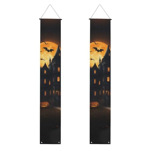 Halloween Horror Print 2025 Graduation Veranda Banner Congrats Grade Dekorationen Partyzubehör Veranda Schild von DUWAA