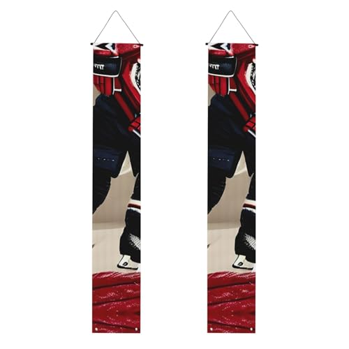 Hockey Sport Print 2025 Graduation Veranda Banner Congrats Grade Dekorationen Partyzubehör Veranda Schild von DUWAA