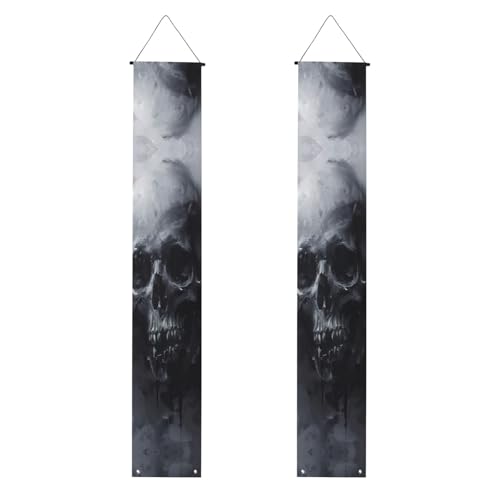 Horror Ghost Skull Print 2025 Graduation Veranda Banner Congrats Grade Dekorationen Party Supplies Veranda Schild von DUWAA