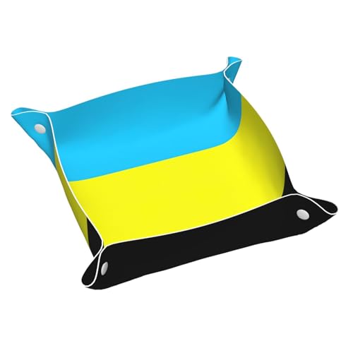 Ledertablett mit Flagge des Sultanats Burongan, für den Eingangsbereich, Schmuck, Uhren, Schlüssel Ledertablett mit Flagge des Sultanats Burongan, für den Eingangsbereich, Schmuck, Uhren, Schlüssel von DUWAA