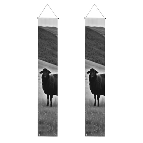 Niedliches Schaf-Lamm-Druck 2025 Abschluss-Banner, Congrats Grade Dekorationen, Partyzubehör, Veranda-Schild von DUWAA