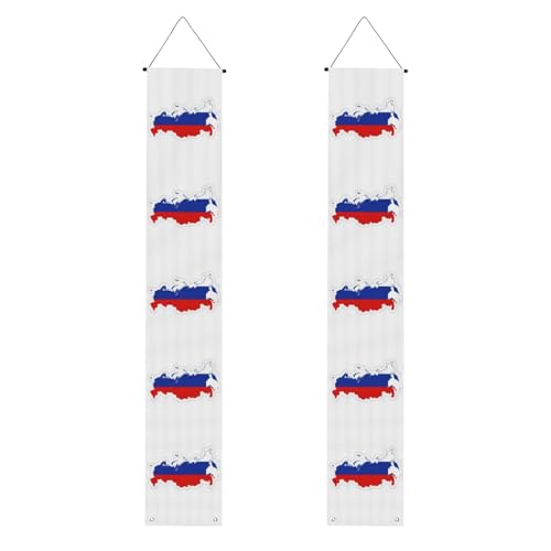 Russische Flagge Karte Druck 2025 Graduation Veranda Banner Congrats Grade Dekorationen Partyzubehör Veranda Schild von DUWAA